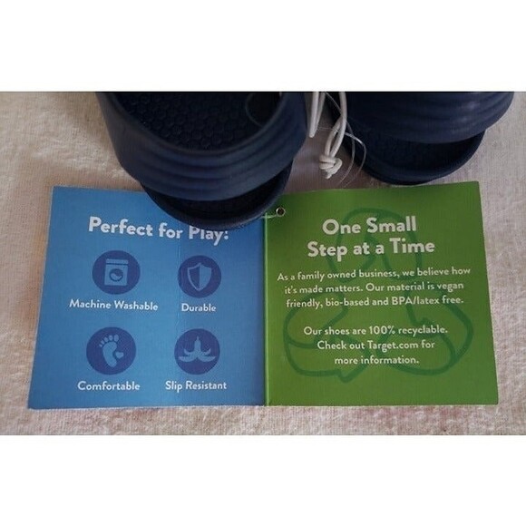 Kid's Okabashi Clog Style Navy Blue Waterproof Sandals -Boy/Girl Size: 11 (NWT) - Picture 5 of 6